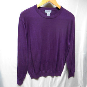 NWOT For The Republic purple men’s wool sweater M